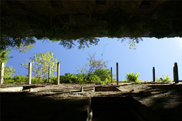 The high walls at Bodmin Gaol